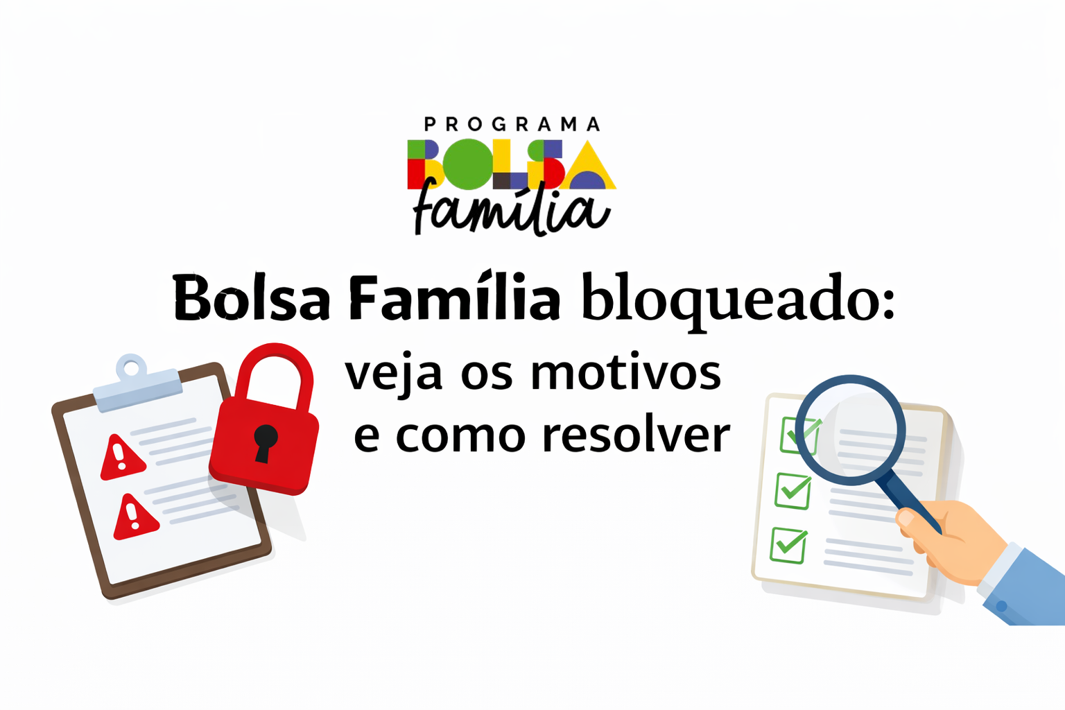Bolsa Família bloqueado: veja os motivos e como resolver