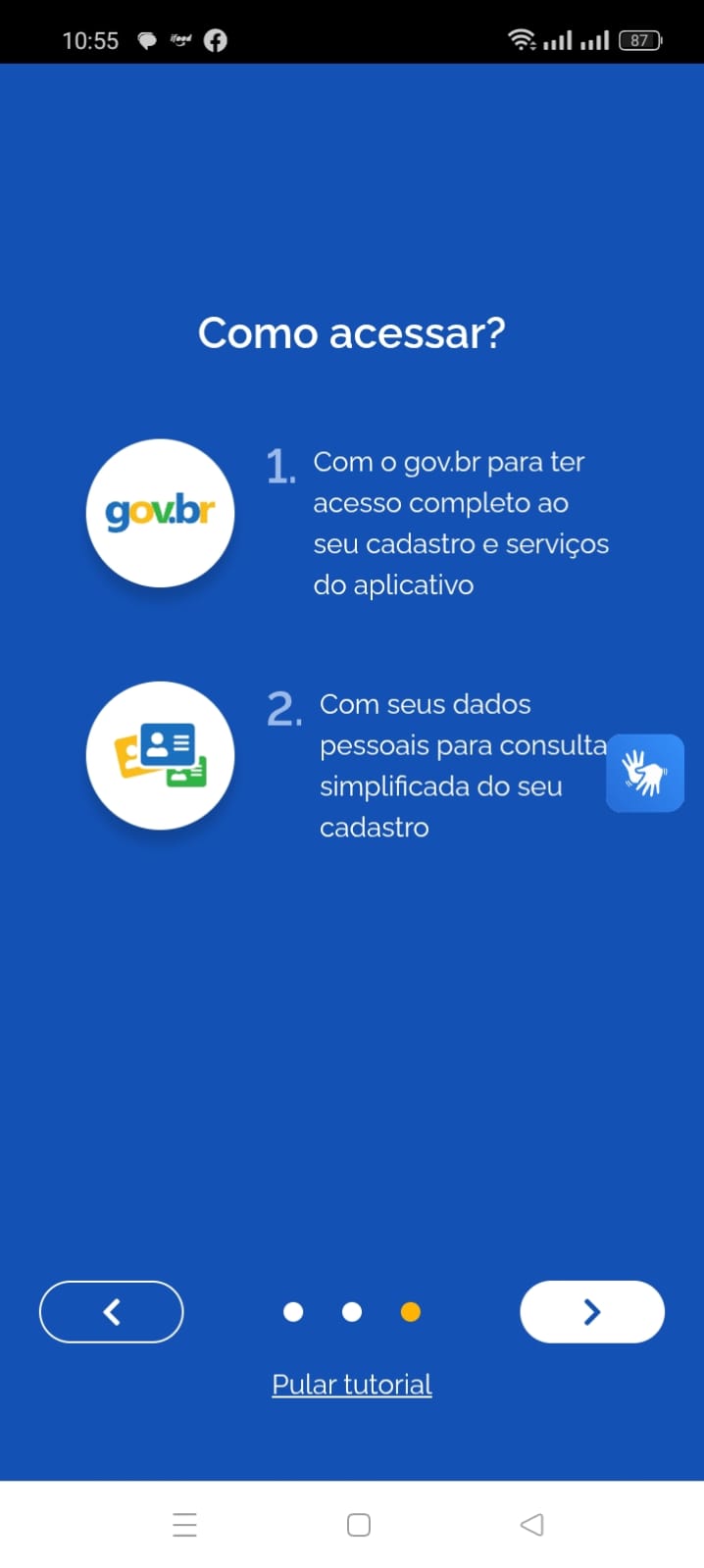 Atualização cadastral no app Meu CadÚnico