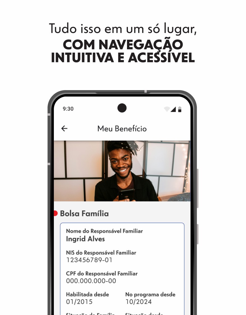 Aplicativo Bolsa Família – situação do benefício